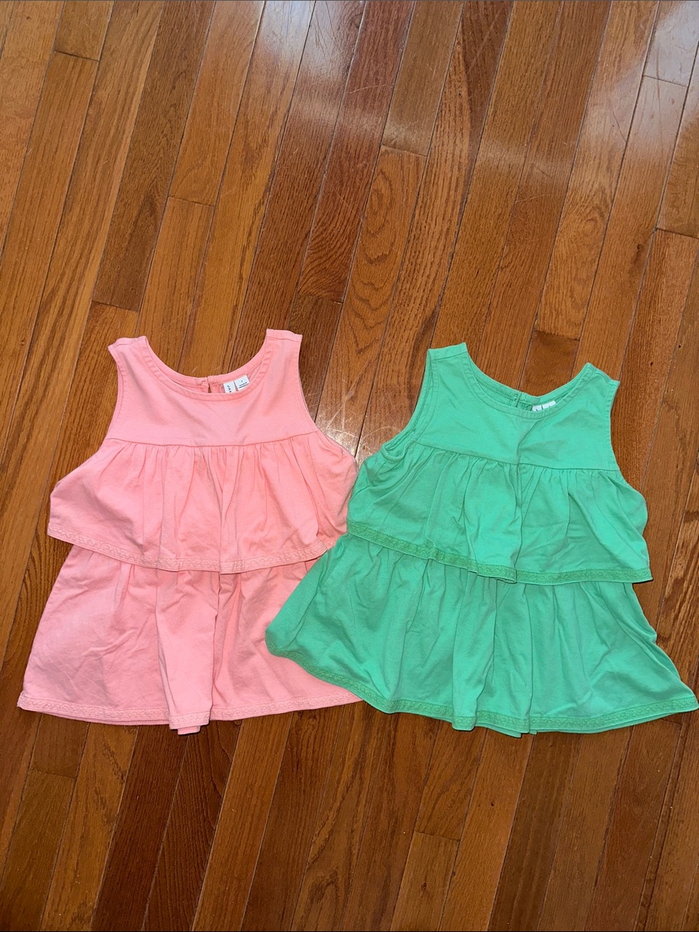 Janie and Jack tiered tops, size 7